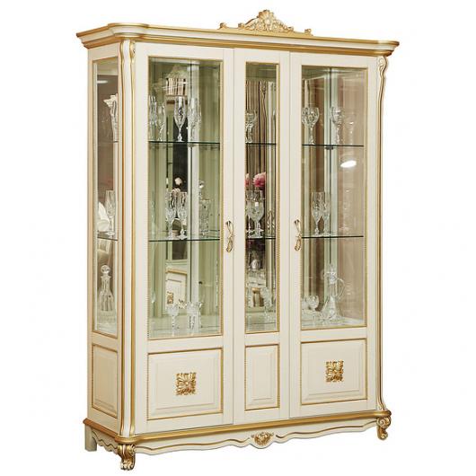 Шкаф-витрина 3д «Алези Люкс» П1.349.0.05 (П350.05л),